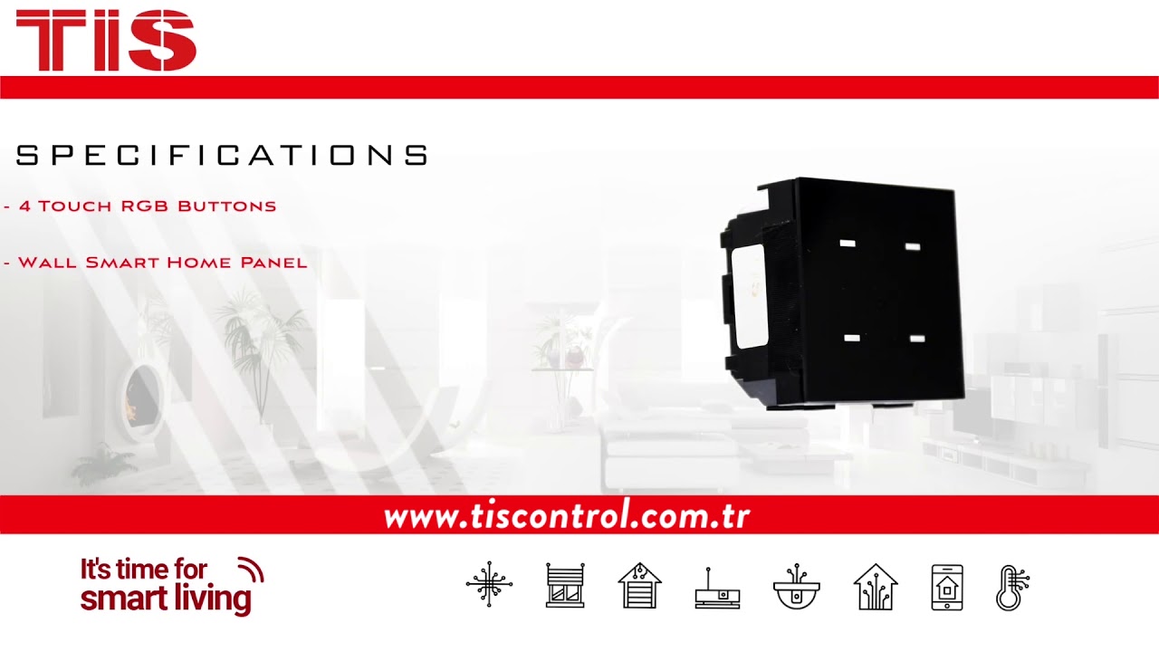 4 tuşlu dokunmatik anahtar