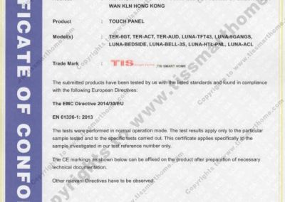 Luna series Terre series CE EMC