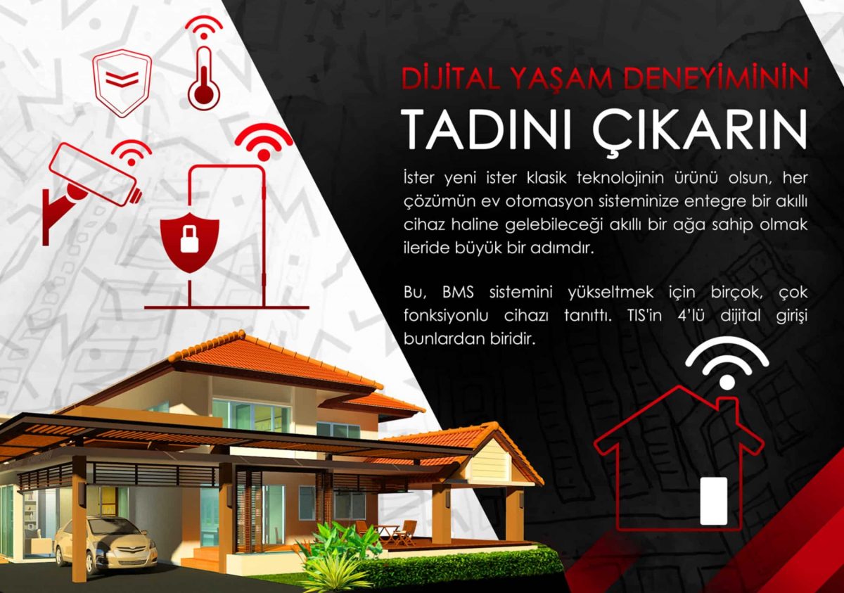 Akıllı ev sistemi nasıl çalışır, Akıllı ev sistemi nasıl çalışır, TİS Akıllı Ev Sistemleri