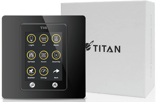 menu-Titan-tft Termostatlı Dokunmatik Ekran, TİS Akıllı Ev Sistemleri